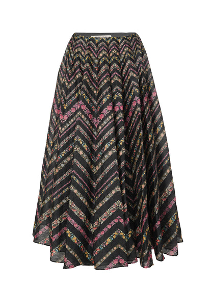 Kessa Midi Paneled Skirt