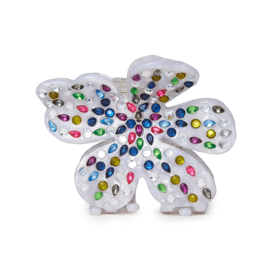 Mother of Pearl Rainbow Lily Claw Clip