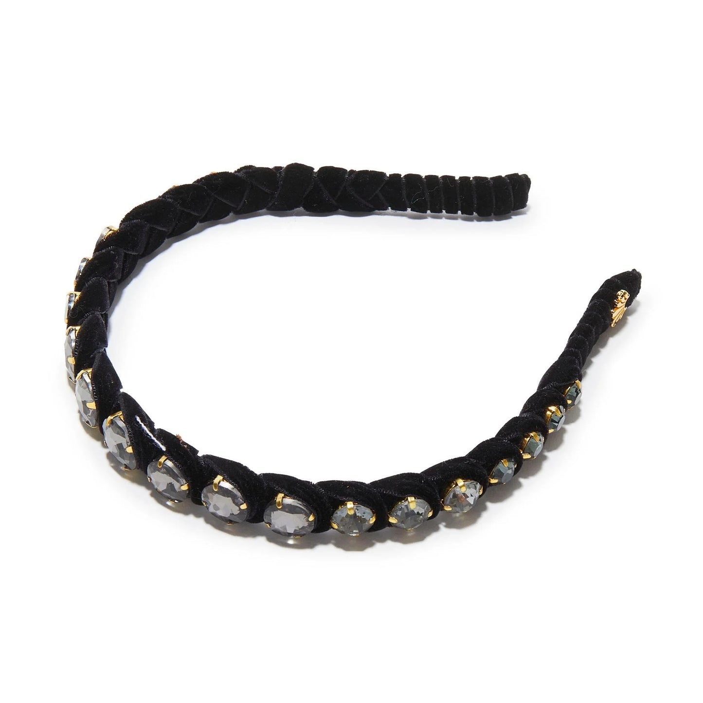 Jet Graduated Crystal Headband