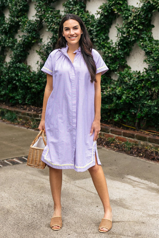 Purple Daisy Dress