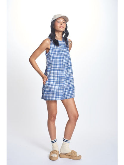 Iris Romper- Blue