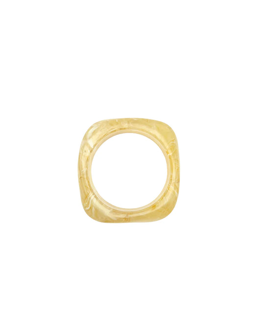 Bone Resin Bangle Bracelet