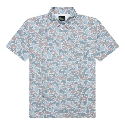 Guayabera Libre- Blue Camo Frio