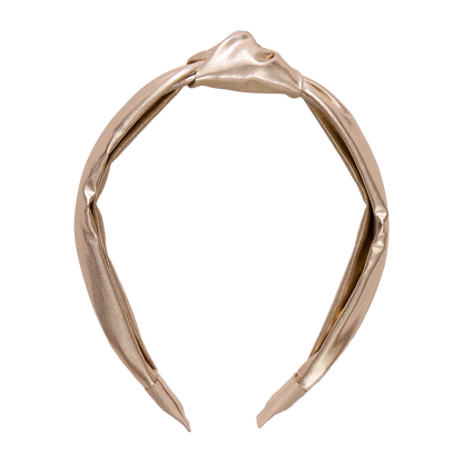 Lamé Holly Headband- Gold