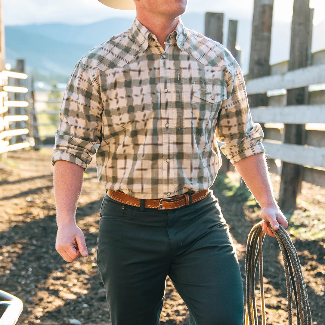 Long Sleeve Western Field Shirt- Garner