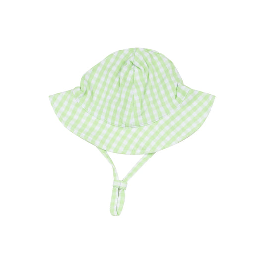 Sun Hat- Mini Gingham Green