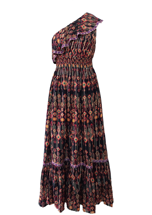 Tunisia One Shouldered Dress