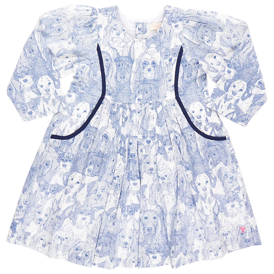 Girls Eden Dress- Dogs A Plenty