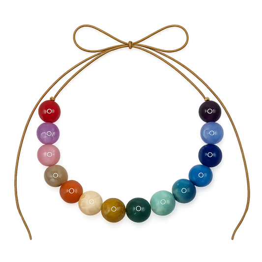Chunky Multi-Color Bubble Necklace