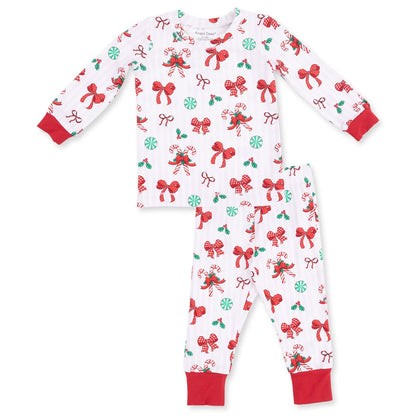 Bows + Candy Canes Loungewear Set