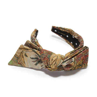 Autumn Floral Holly Jacquard Headband