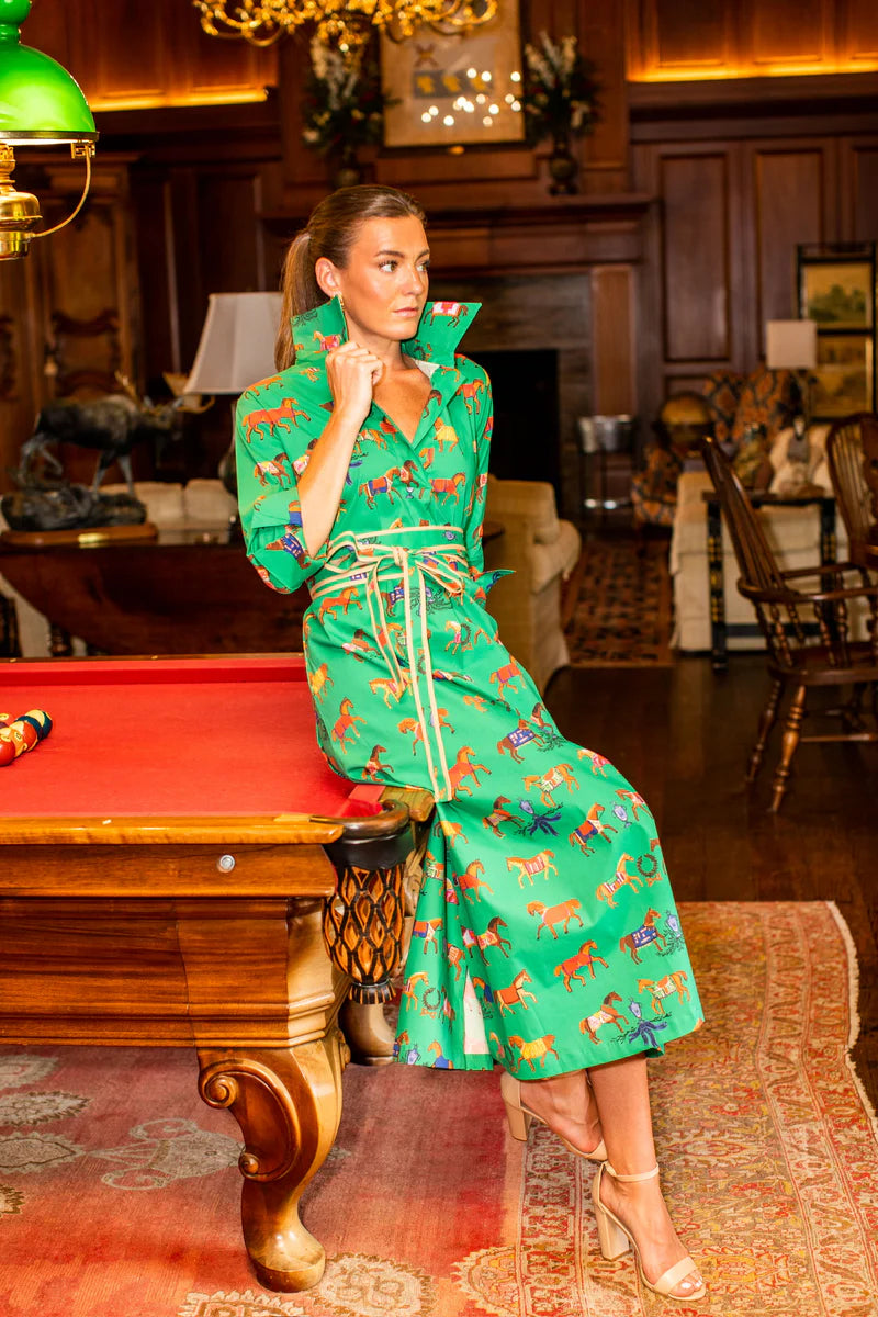 High Horse Long Shirt Dress