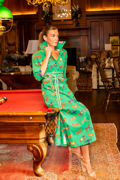 High Horse Long Shirt Dress