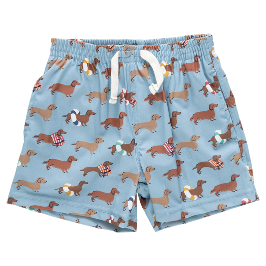 Boys Swim Trunk- Swim Dachsunds