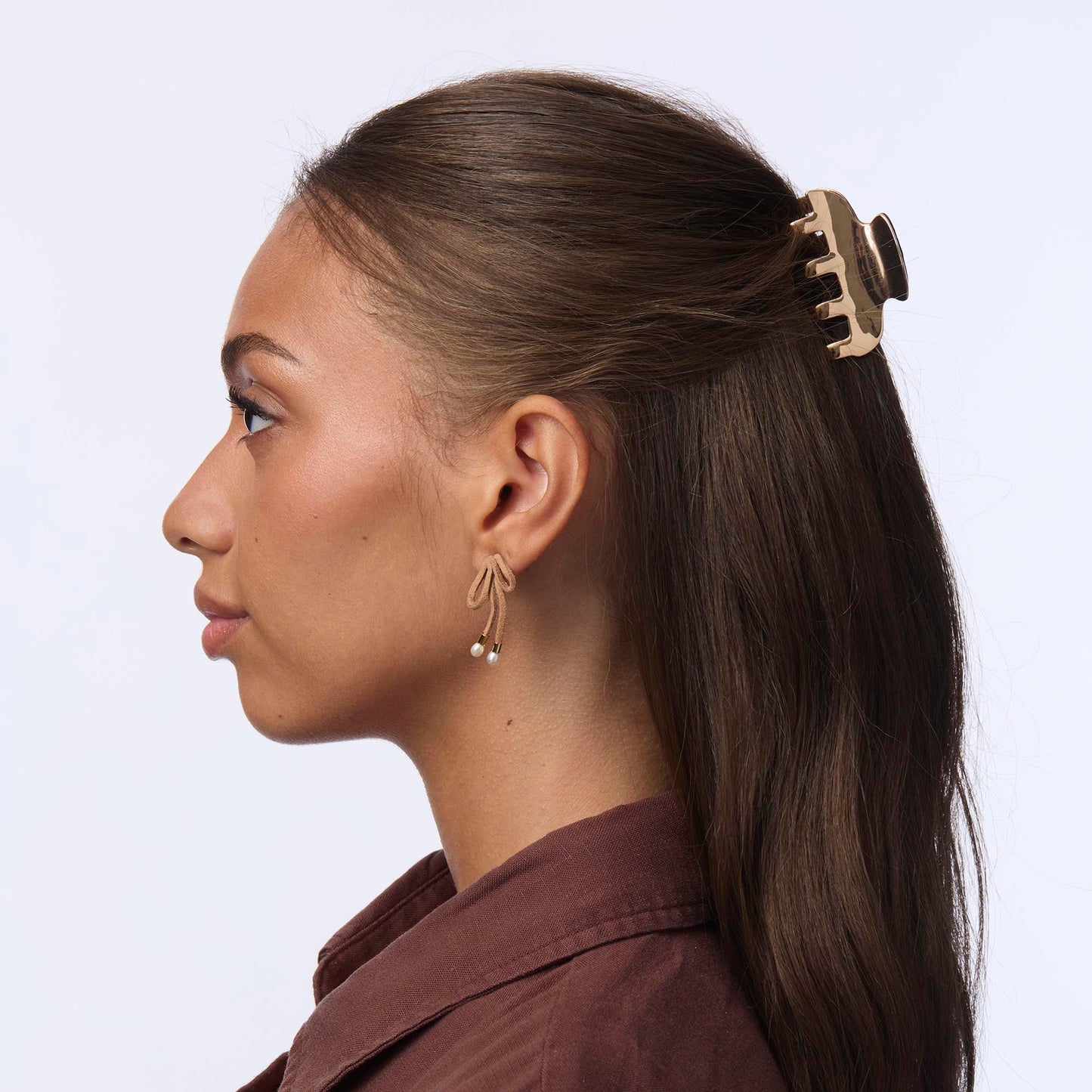 Gold Metal Mini Claw Clip