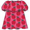 Girls Rowan Dress- Pink Apples