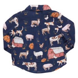 Boys Jack Shirt- On the Farm