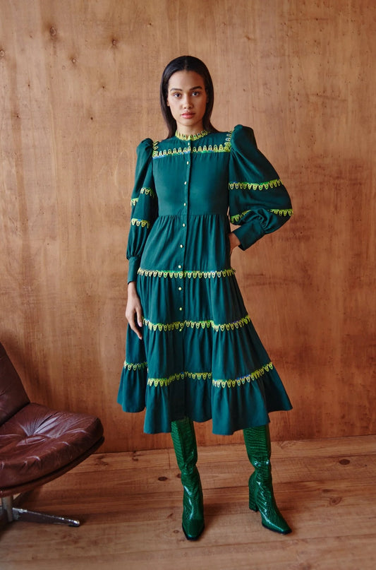 Hasu Dress- Green