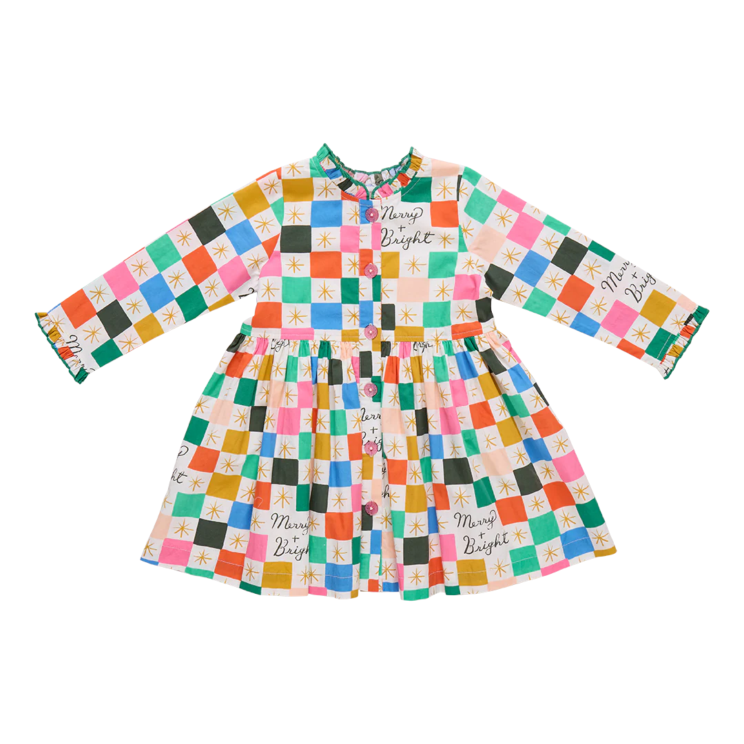 Girls Autumn Dress- Merry + Bright