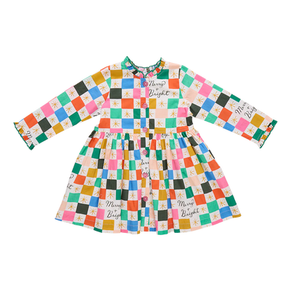 Girls Autumn Dress- Merry + Bright