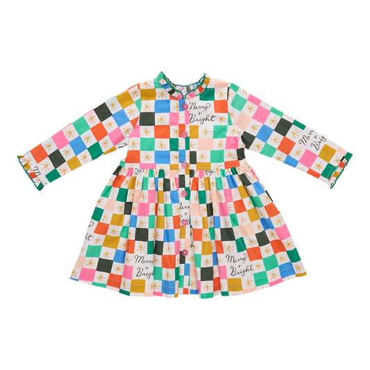 Girls Autumn Dress- Merry + Bright