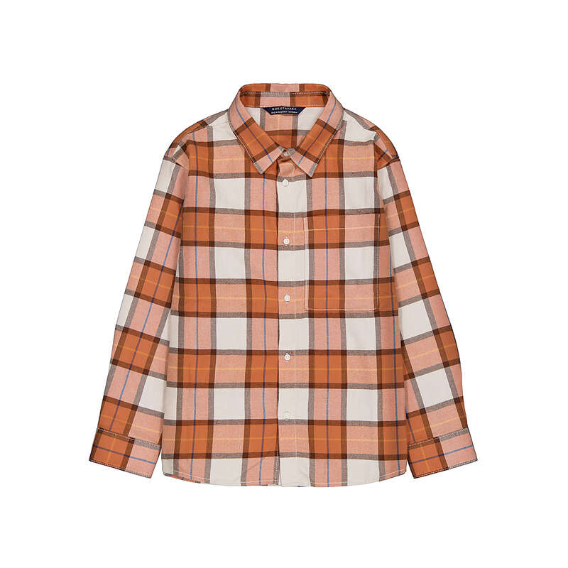 Plaid Long Sleeve- Cheddar