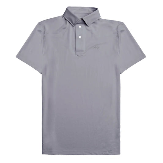Modern Western Polo- Mockingbird Gray
