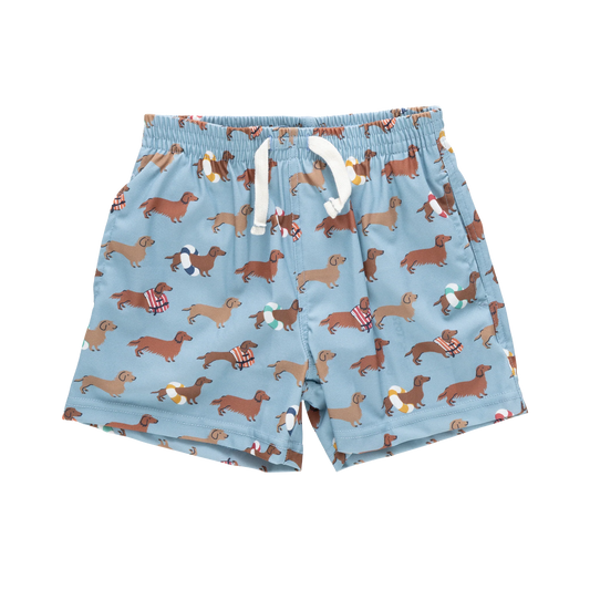 Baby Boy Swim Trunk- Swim Dachsunds