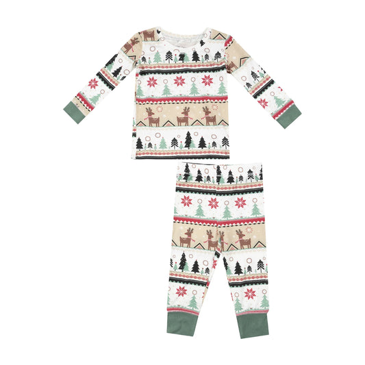 Loungewear Set- Reindeer Fair Isle