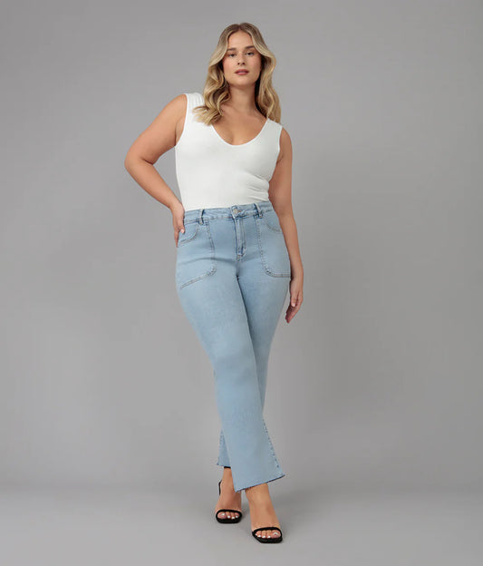 Billie High Rise Bootcut Jean- True Denim