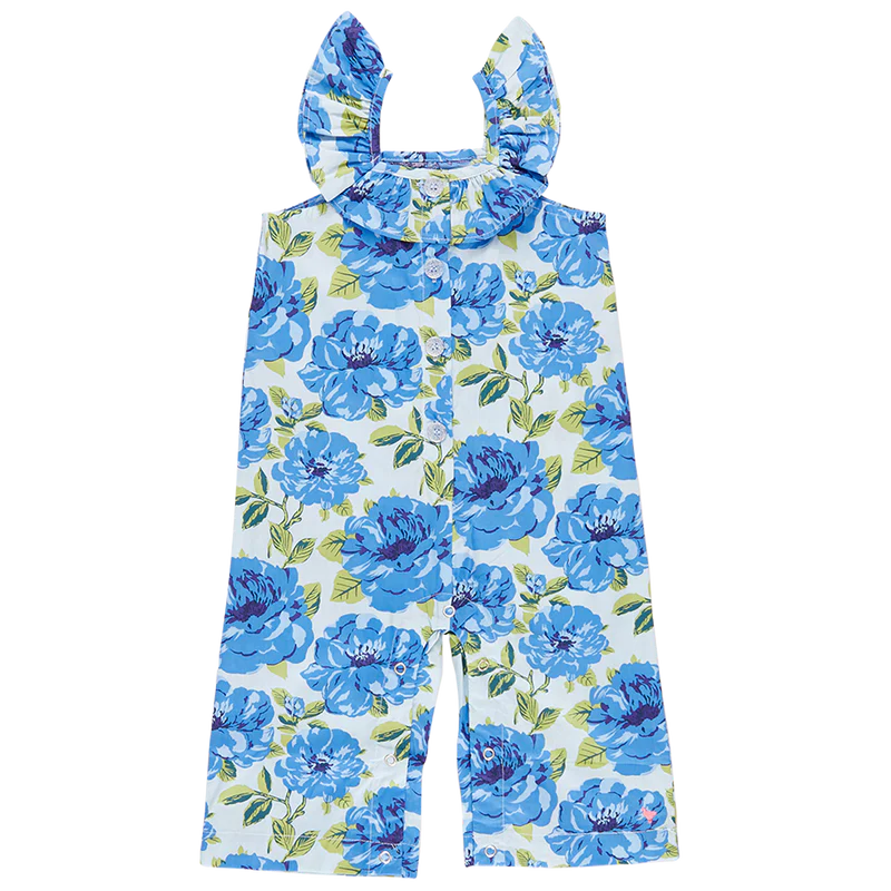 Baby Girls Ana Jumper- Blue Peonies