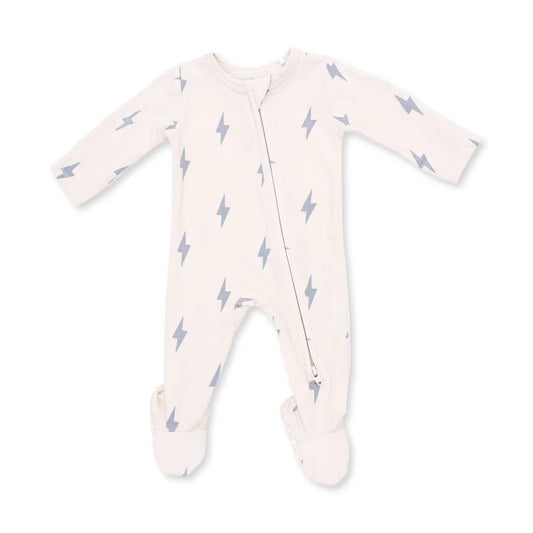 Lightning Bolt 2-Way Zipper Footie