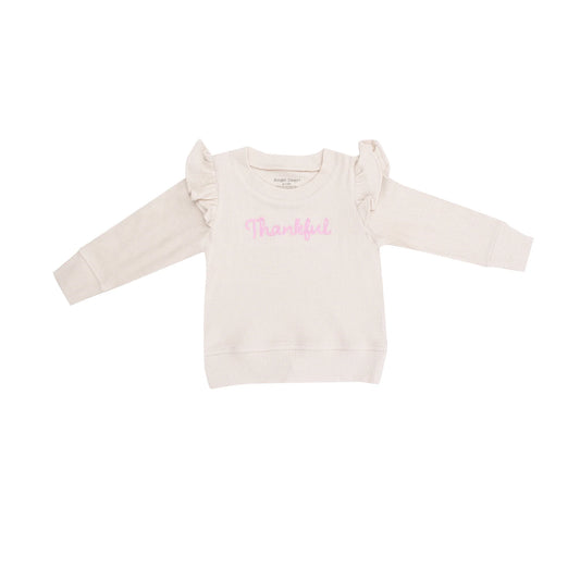 Thankful Ruffle Sweatshirt