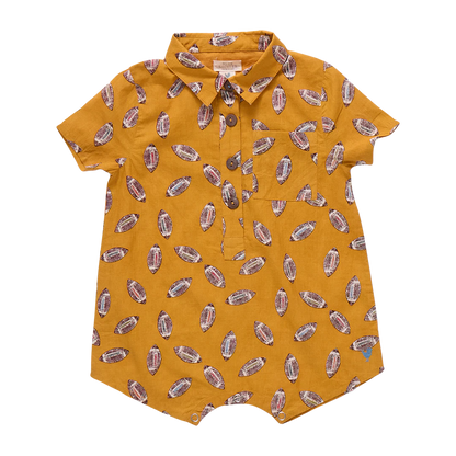 Baby Boys Easton Jumper- Flying Footballs