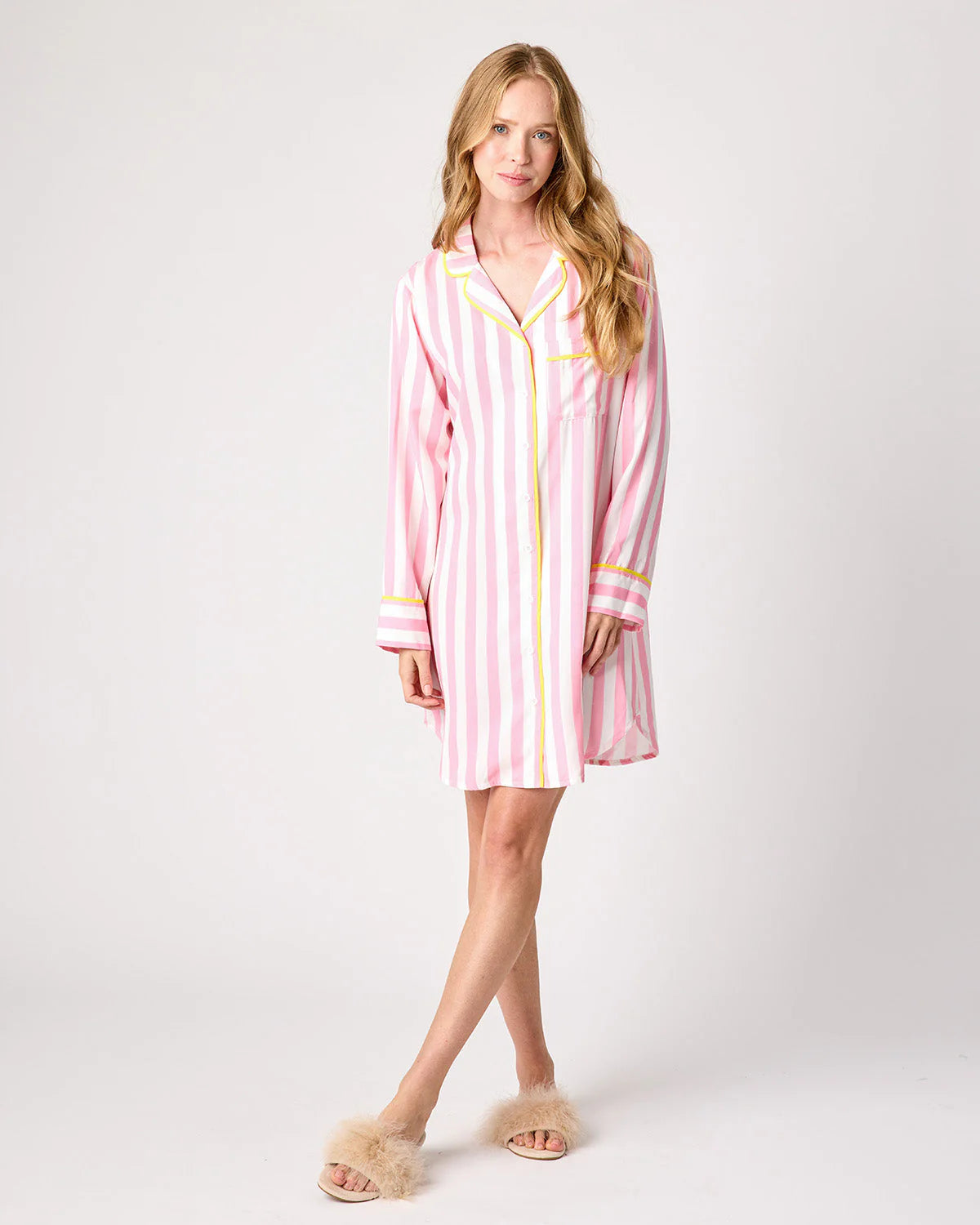 Katie Kime Sleep Shirt- Retro Stripe