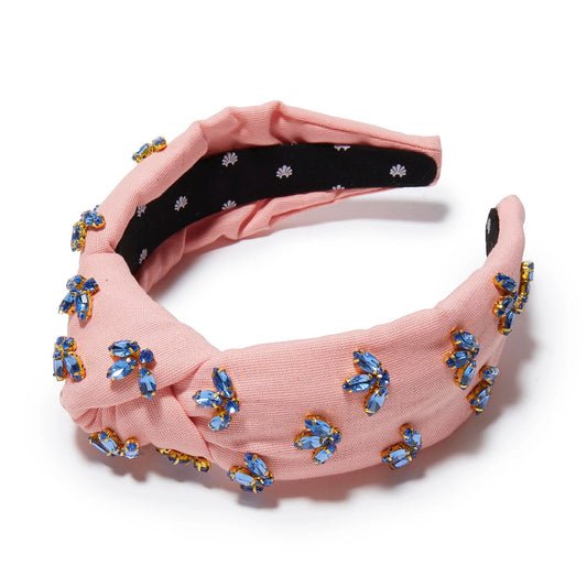 Pink Lemonade Knotted Vine Embellished Headband