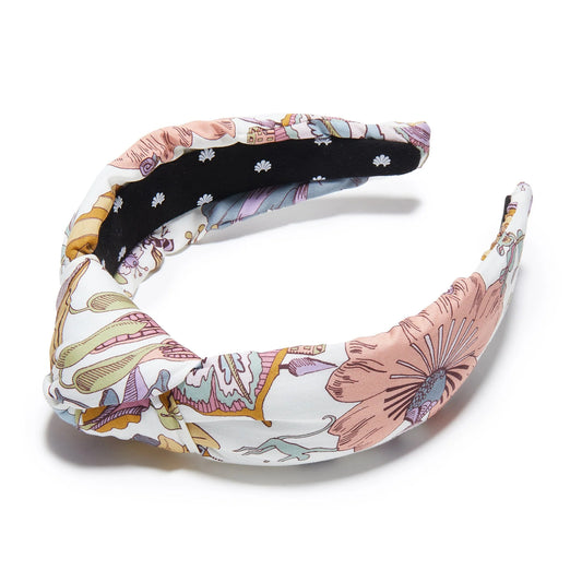 FANTASY LAND PRINTED KNOTTED HEADBAND