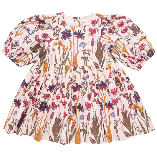 Girls Brooke Dress- Autumn Flowers