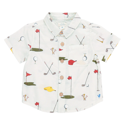 Baby Boys Jack Shirt- Golf Tournament