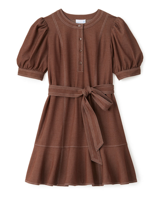 Bonnie Dress- Mocha