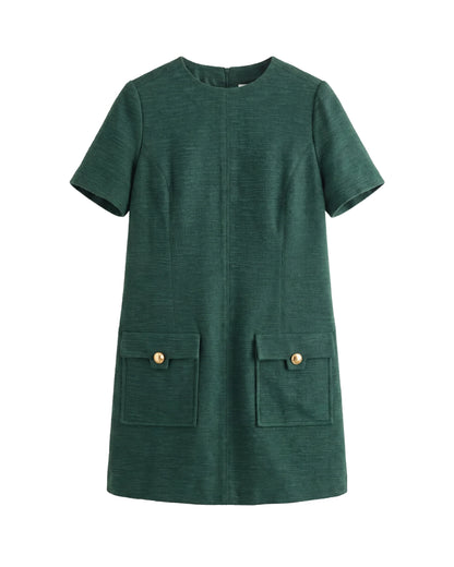 Madison Dress- Spruce