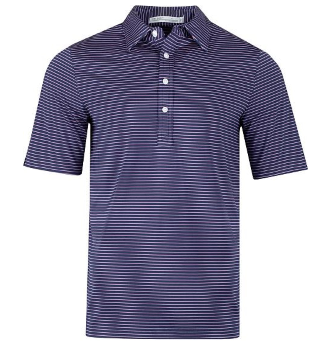 Performance Sport Range Polo- Casper Stripe