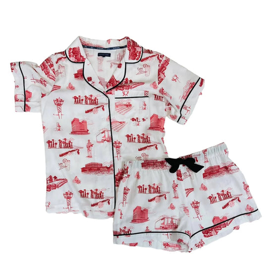 KK PJ Short Set-  Lubbock Toile