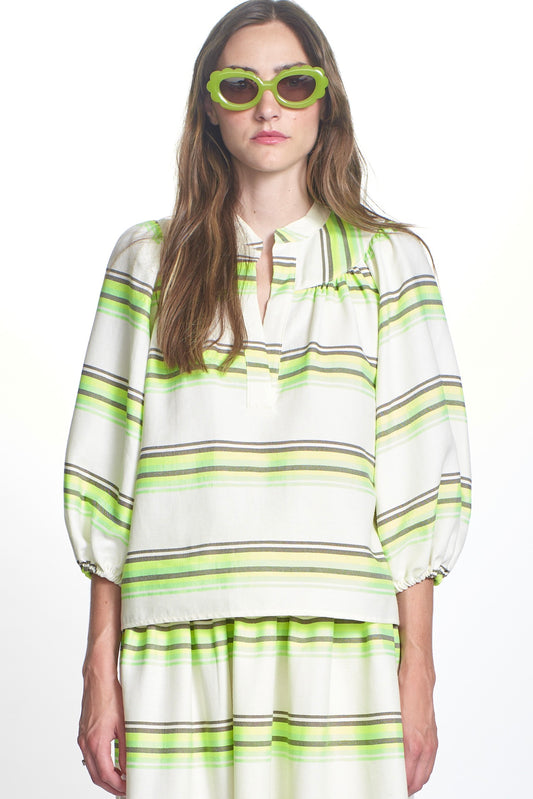 Corinne Top- Lime