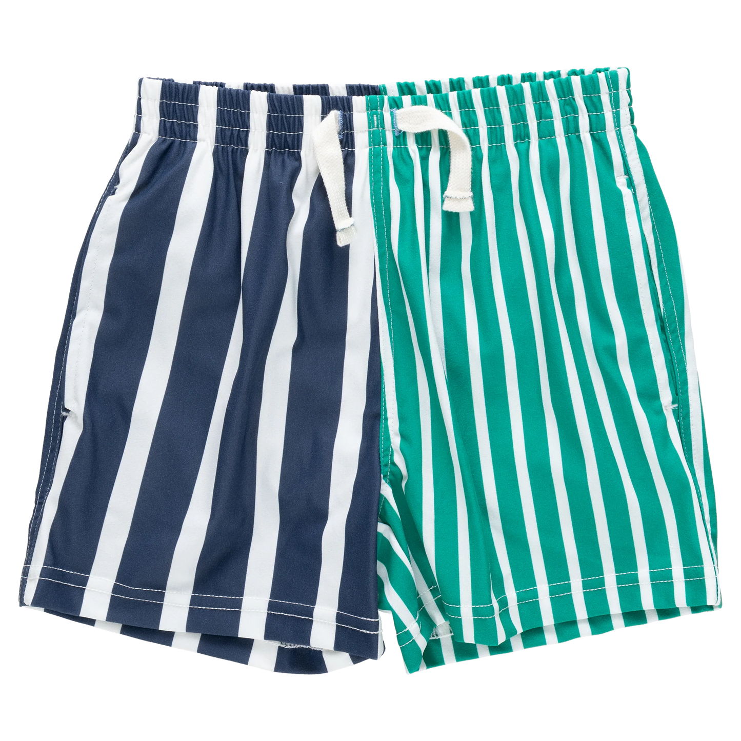 Boys Swim Trunk- Multi Stripe