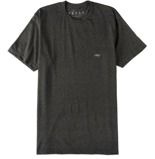 Performance Hybrid Tee- Heather Graphite