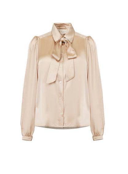 Champagne Satin Shirt