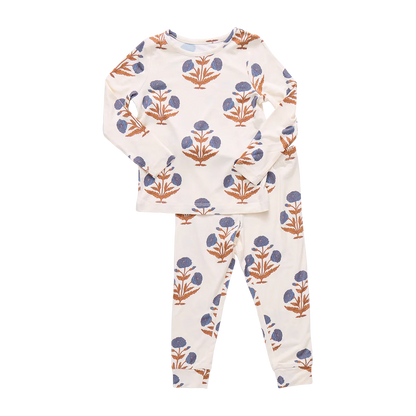 Kids Bamboo PJ Set- Dandelion