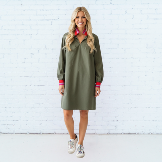 Reece Dress- Olive