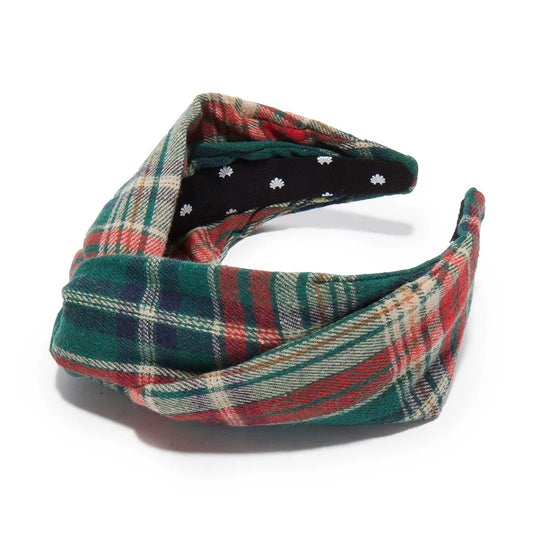 Crimson Pine Tartan Greta Headband